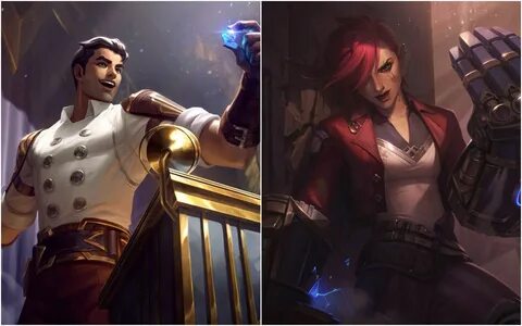 League of Legends' Arcane themed skins for Jayce and Vi: Spl