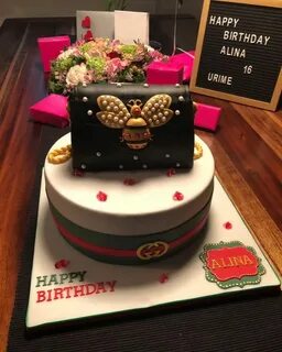 Gucci Cake for my Princesss Birthday Wear your #handbag and 