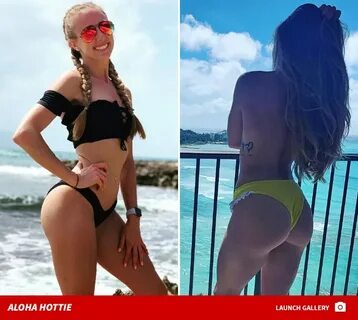 Patrick Mahomes' GF Flaunts Ripped Bikini Bod In Hawaii