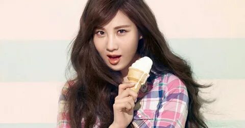 Seohyun with Her Ice Cream Wallpaper SNSD Artistic Gallery