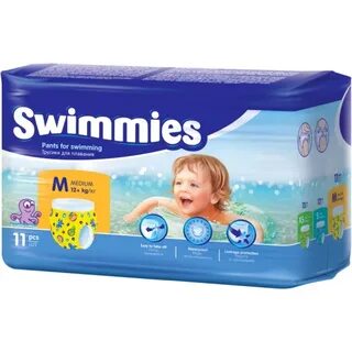 Подгузники-трусики для плаванья Swimmies (Суиммиз) Medium (1