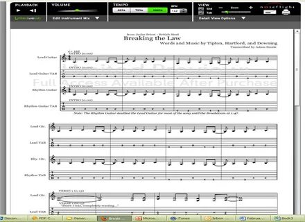 Judas Priest Breaking the Law Guitar Tab : Free Judas Priest