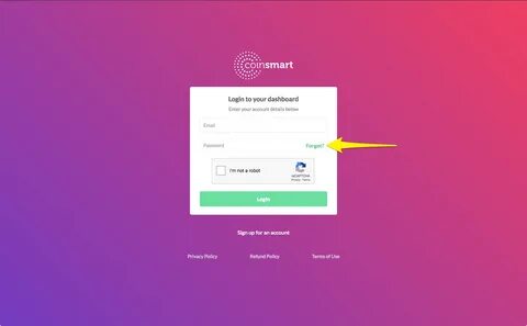 How do I reset my password? - CoinSmart FAQ