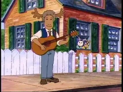 Mom! There's a singing moose in front of the house! Arthur -