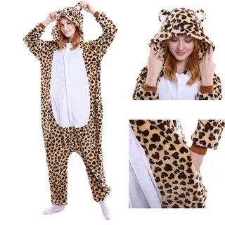 unisex pajamas leopard onesie animal cosplay leopard onesie 