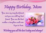 Happy Birthday Mom Poems - Best Happy Birthday Wishes