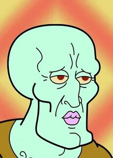 Handsome Squidward Mixed Media by Theodore Mitchell Pixels