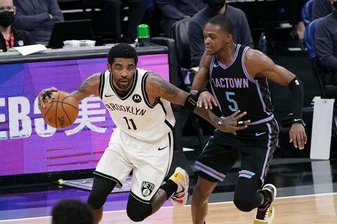 Irving scores 40, Harden triple-double as Nets thump Kings A