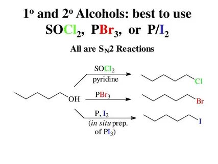 PPT - Conversion of Alcohols into Alkyl Halides PowerPoint P