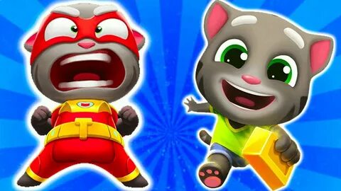 Talking Tom Gold Run Vs Talking Tom Hero Dash - Run Game - Y