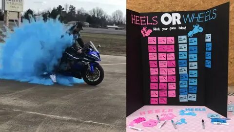 Motocross Wheels Or Heels Gender Reveal Galleries Auto Tail 