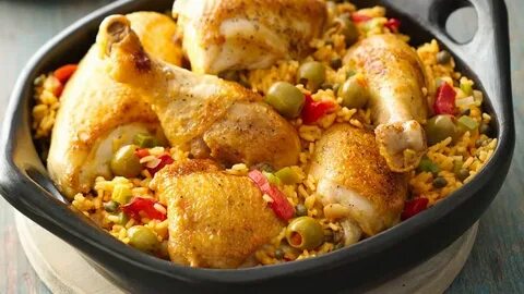 Puerto Rican Arroz con Pollo: Chicken & Rice Recipe - QueRic