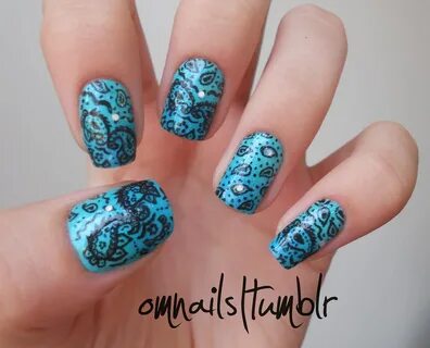 bandana nail art Paola Abreu Flickr