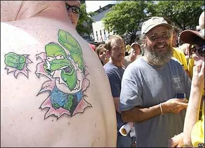 homer simpson tattoo