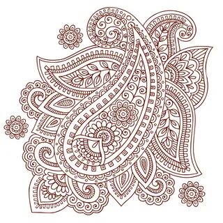 paisley henna designs - Wonvo