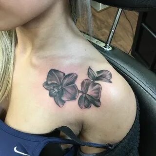 Orchid Tattoo Black And White : Top 100 Flower Tattoos Ideas