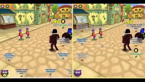 Toontown - Using 2 of the same level 7 gags - YouTube