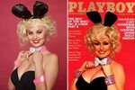 We pay tribute to Playboy magazine by recreating four sexy &