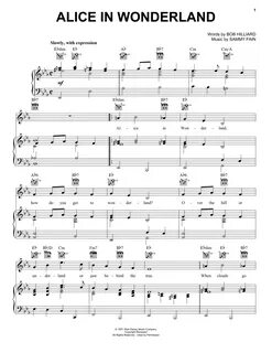 Bill Evans 'Alice In Wonderland' Sheet Music and Printable P