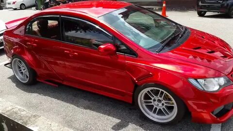 HONDA CIVIC 8th Gen FD Sedan Custom Wide Body Kit Modified E