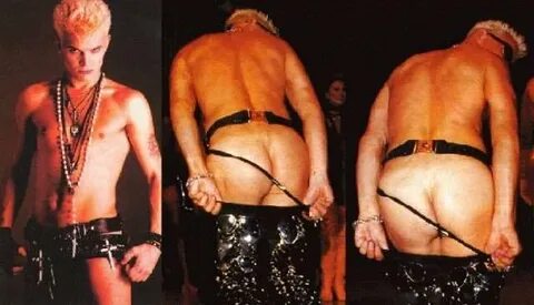 Famous Rockstar Billy Idol Nude on Stage - Hunk Highway