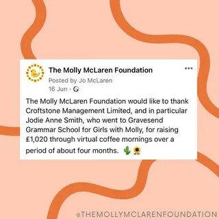 The Molly Mclaren Foundation (@themollymclarenfoundation) — Instagram