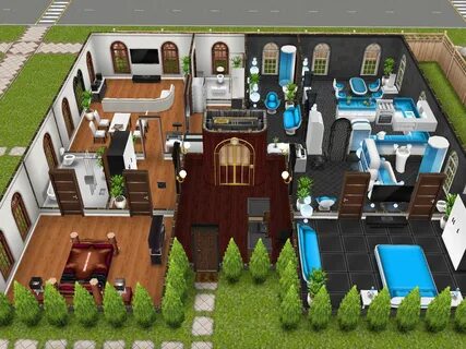 The Sims Freeplay Best House Design Modern Design