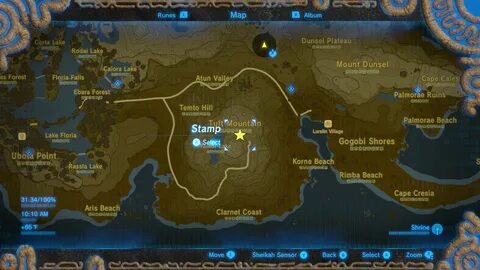Legend Of Zelda Botw Full Map