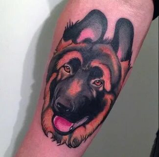 30 German Shepherd Tattoo Designs For Men - Dog Ink Ideas Ge