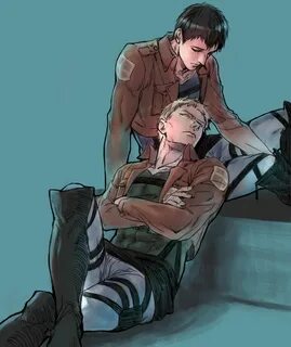 BROTP #2: Reiner x Bertholt. Honestly this would be a brotp/