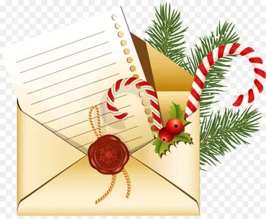 Santa Claus Brief Weihnachten Clip-art - Umschlag mail 1280*