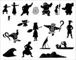 Disney Silhouette Vector at Vectorified.com Collection of Di