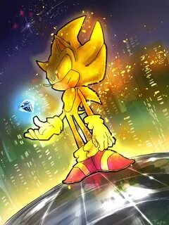 Super Sonic by Tapozia Sonic, Sonic art, Sonic the hedgehog