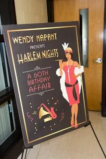Harlem Nights Welcome Sign 24 x 36 - DIGITAL FILE Harlem nig