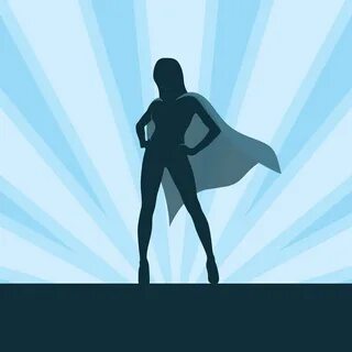 Girl Superhero On Burst Background 165381 Vector Art at Vect