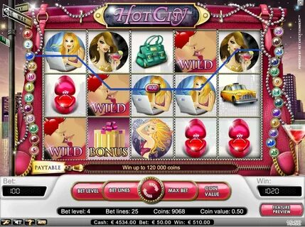 Игровой автомат под названием "Жара в городе" ("Hot City") ✌