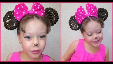 Peinado de Minnie Mouse - Minnie Mouse Hairstyle / Peinado p