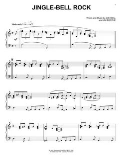 Bobby Helms Jingle Bell Rock Sheet Music Notes, Chords Downl