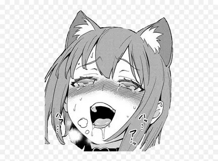 Ahegao Png - Anime Moan Emoji,Ahegao Face Emoji - Free Emoji