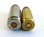 9mm vs .40 FMJ 9mm compared to a .40 Hollowpoint round David