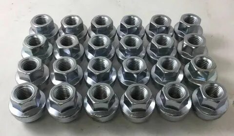 Set 24 Lug Nuts 14mmx1.5 Fits Ford F150 15-20 for Attaching 