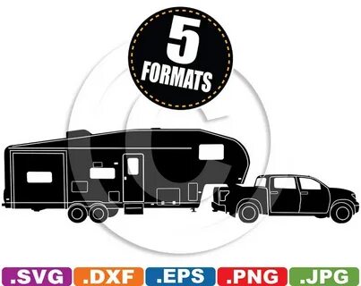 Free 287 5Th Wheel Camper Svg Free SVG PNG EPS DXF File - Do