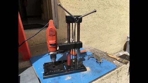 Let’s go to make a little drill press stand Дрель пресс стен