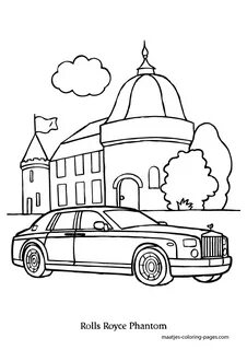 Rolls Royce Coloring Pages - Coloring Home
