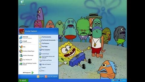 Windows XP Wallpaper Parody #1 (Desktop and Start Menu)