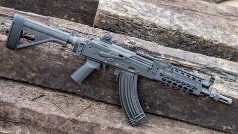 Скачать обои оружие, автомат, weapon, кастом, custom, калашн