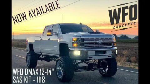 The WFO Concepts 2011-2018 GM HD Straight Axle Swap Kit - Yo