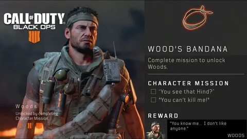 HOW TO UNLOCK **FRANK WOODS** (Blackout) - Call of Duty: Bla