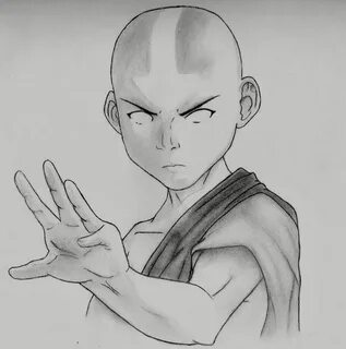 Avatar Aang Drawing Avatar the last airbender art, Avatar aa