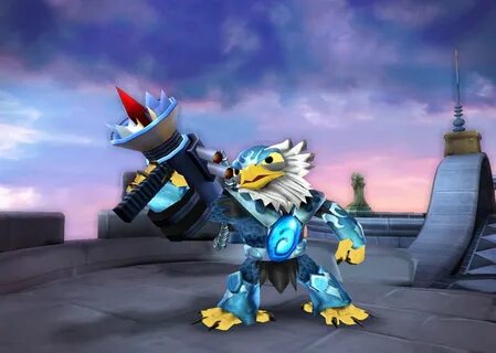 Les figurines de Skylanders Giants échelonnées dans le temps